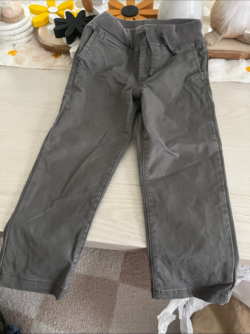 GAP Kids Casual Gray Pull-On Pants